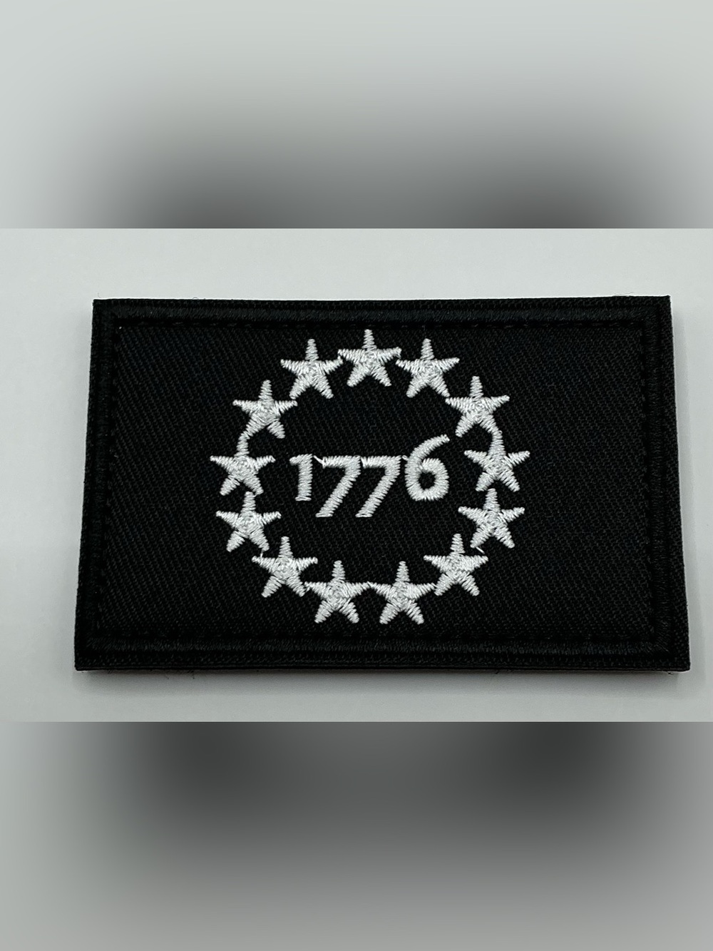 TACTICAL MORAL HOOK AND LOOP PATCH 1776 UNITED STATES INDEPENDENCE DATE NWOT